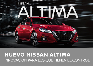 Nissan Altima, innovación para los que tienen el control
